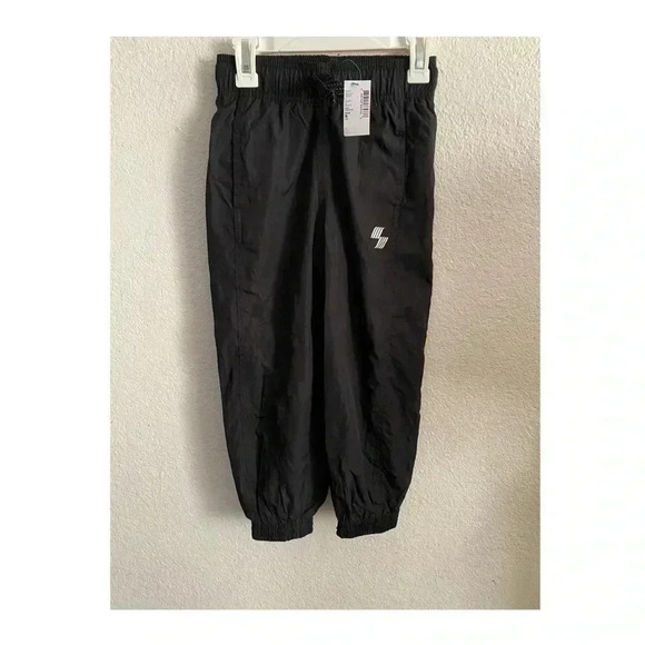 💥🆕Boys Black Pull On Jogger Pants S🆕 - Picture 1 of 9